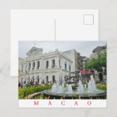 Macao Holy House of Mercy uitzicht briefkaart (Voorkant / Achterkant)