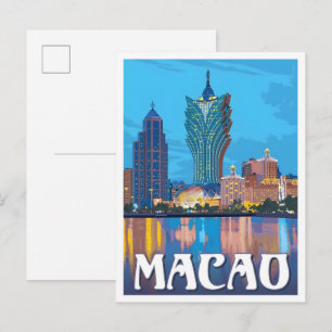Macao Reis door het verleden Briefkaart