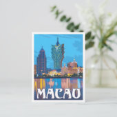 Macao Reis door het verleden Briefkaart (Staand voorkant)