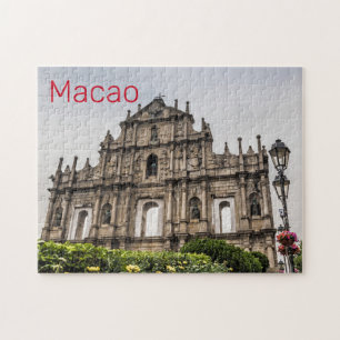 Macao Ruin of St. Paul's Church China Souvenir Legpuzzel