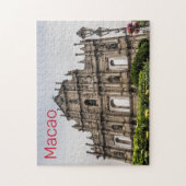 Macao Ruin of St. Paul's Church China Souvenir Legpuzzel (Verticaal)
