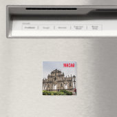 Macao Ruin of St. Paul's Church China Souvenir Magneet (Insitu (Vaatwasser))