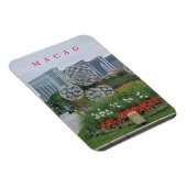 Macao Taipa Cotai casino's uitzicht koelkastmagnee Magneet (Rechterzijde)