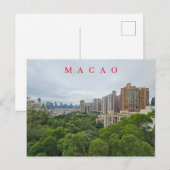 Macao Taipa panoramisch uitzicht briefkaart (Voorkant / Achterkant)