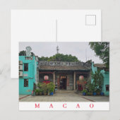 Macao Taipa tempel uitzicht ansichtkaart Briefkaart (Voorkant / Achterkant)
