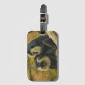 Macaque Bond - Grooming Ritueel Bagagelabel (Voorkant (verticaal))