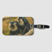 Macaque Bond - Grooming Ritueel Bagagelabel (Voorkant (horizontaal))