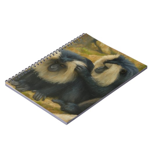 Macaque Bond - Grooming Ritueel Notitieboek (Linkerzijde)