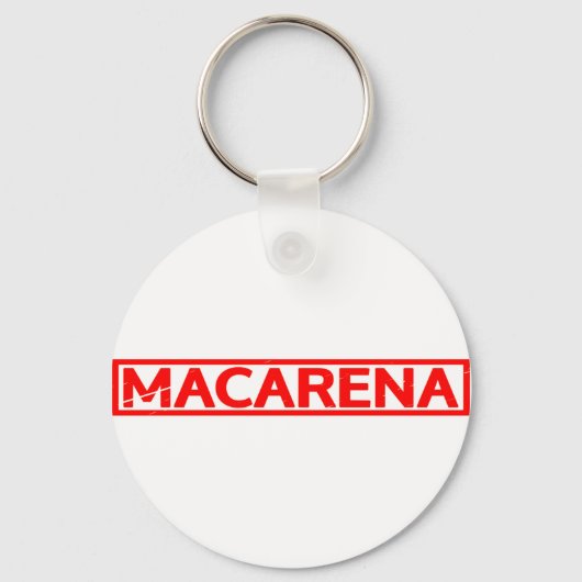 Macarena Stamp Sleutelhanger (Voorkant)