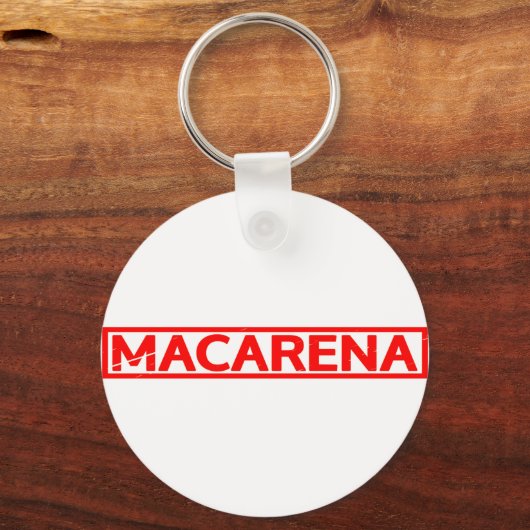 Macarena Stamp Sleutelhanger (Voorkant)