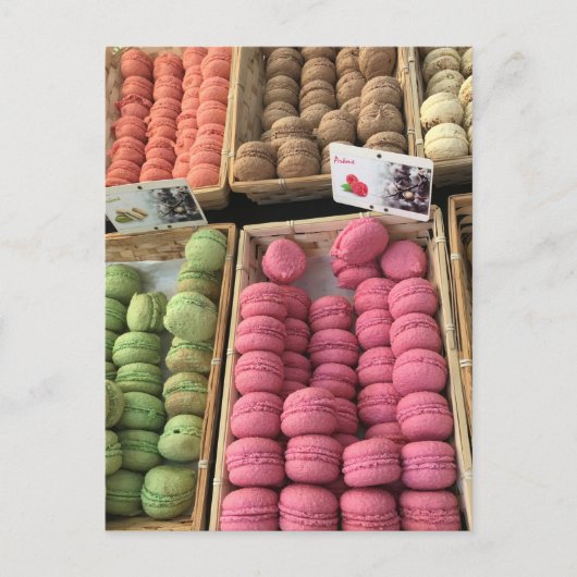 Macaron aan de Franse Riviera Provence Briefkaart (Voorkant)