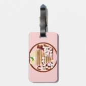 Macaron Bagagelabel (Achterkant verticaal)