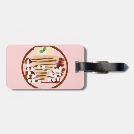 Macaron Bagagelabel (Achterkant horizontaal)