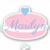 Macaron Bakery Sweets Baker Sticker (Voorkant)
