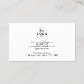 Macaron Bakery Visitekaartje (Achterkant)