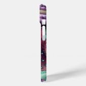 Macaron Bling Monogrammed Case-Mate iPhone Case (Achterkant / Links)