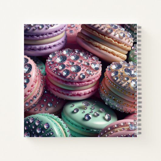  Macaron Bling Notitieboek (Achterkant)