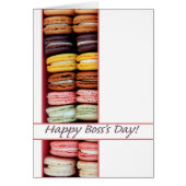 Macaron Boss Day Kaart (Voorkant)