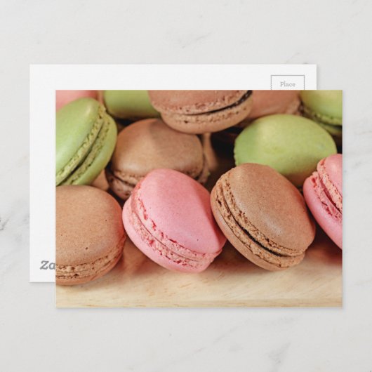 Macaron Briefkaart (Voorkant / Achterkant)