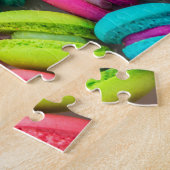 Macaron Cakes Delight Jigzaag Puzzle Legpuzzel (Zijkant)