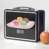 Macaron cartoon illustratie (In situ)