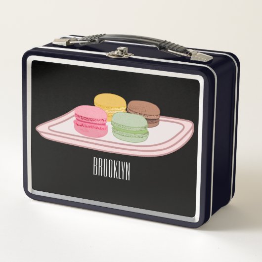Macaron cartoon illustratie (Voorkant)