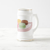 Macaron cartoon illustratie bierpul (Voorkant rechts)