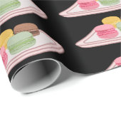Macaron cartoon illustratie cadeaupapier (Rol Hoek)