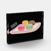Macaron cartoon illustratie fotoblokken (Links)