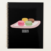 Macaron cartoon illustratie planner (Voorkant)