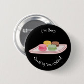 Macaron cartoon illustratie ronde button 5,7 cm (Voorkant /achterkant)