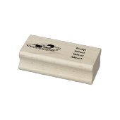 Macaron cartoon illustratie rubberstempel (Stempel)