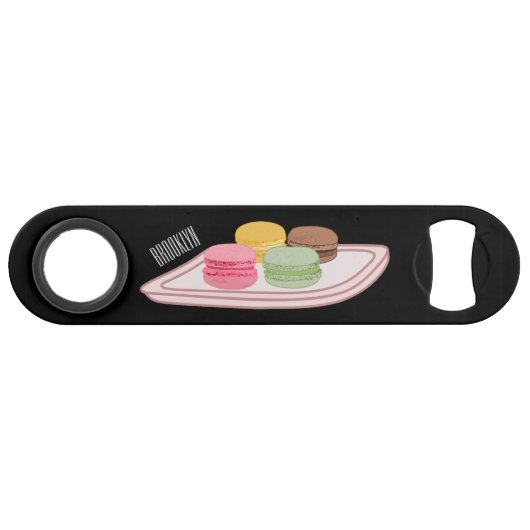 Macaron cartoon illustratie speed flessenopener (Voorkant (Horizontaal))