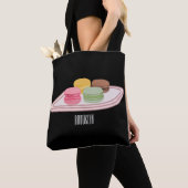 Macaron cartoon illustratie tote bag (Dichtbij)