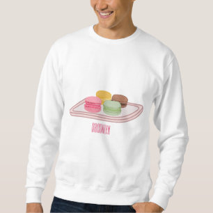 Macaron cartoon illustratie trui