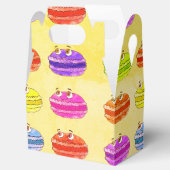 Macaron Cartoon Patroon schilderen Bedankdoosjes (Geopend)
