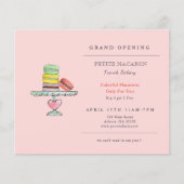 Macaron, Cookie shop Grand Opening Flyer (Voorkant)