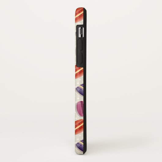 Macaron Cookies Cute Custom Monogram Initiaal Case-Mate iPhone Case (Achterkant/links)