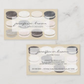 Macaron Cookies Sweets Dessert Bakery Shop Visitekaartje (Voorkant / Achterkant)