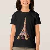 Macaron Eiffeltoren Tri-Blend Shirt (Voorkant)