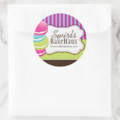 Macaron en Dessert - Verpakking Stickers (Tas)