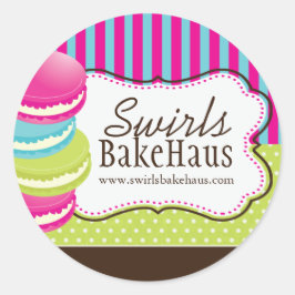 Macaron en Dessert - Verpakking Stickers