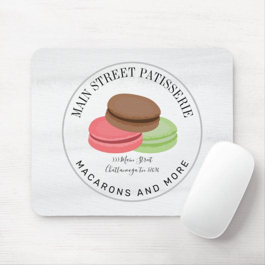Macaron Food Business Professional Muismat (Met muis)
