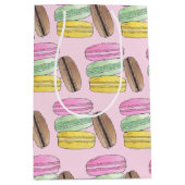 Macaron Franse Gebak Cookies Macarons Banketbakker Medium Cadeauzakje (Voorkant)