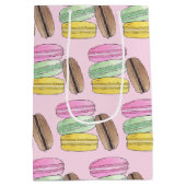 Macaron Franse Gebak Koekjes Macarons Banketbakker Medium Cadeauzakje (Achterkant)