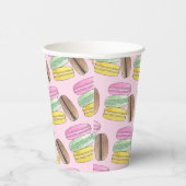 Macaron Franse Gebak Koekjes Macarons Banketbakker Papieren Bekers (Rechts)