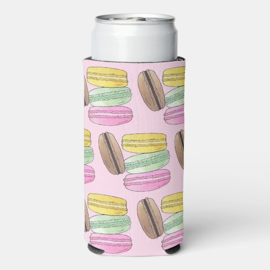 Macaron Franse Gebak Koekjes Macarons Banketbakker Seltzer Blikjeskoeler (Seltzer Achterkant)