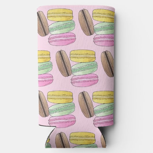 Macaron Franse Gebak Koekjes Macarons Banketbakker Seltzer Blikjeskoeler (Achterkant)