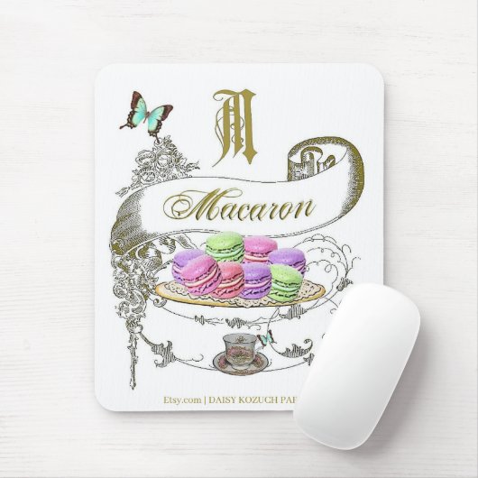 Macaron, Franse geïnspireerde Muismat (Met muis)