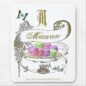 Macaron, Franse geïnspireerde Muismat (Voorkant)